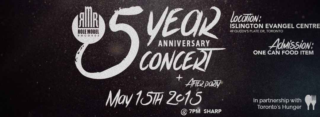 EVENT: RMR 5 Year Anniversary Concert